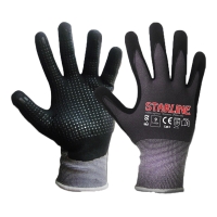 Starline E-92 micro foam nitrile gloves-Black