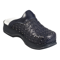 Dr Mitra orthopaedic Sabot Knitted slipper for women K501-Navy blue