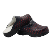 Dr Mitra orthopaedic Sabot Knitted slipper for women K523-Black