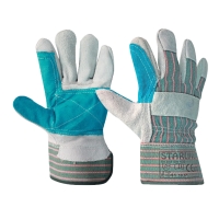 Starline E-041 Super fortified leather gloves-Light Blue