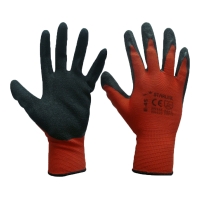 Starline E-45 ragged latex gloves-Red