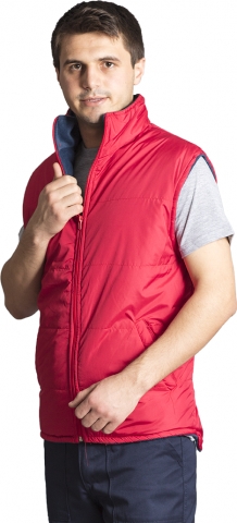 Inner-polarized work waistcoat-Red