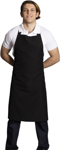 Halter- top kitchen apron-Black