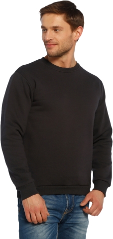 3 İplik Sweatshirt-Siyah